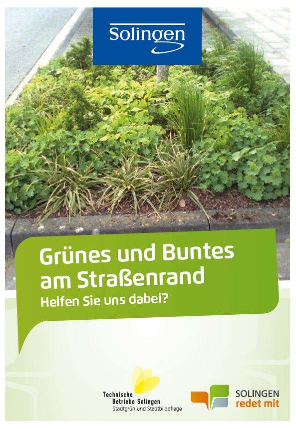 Plakat Grüne Straßen